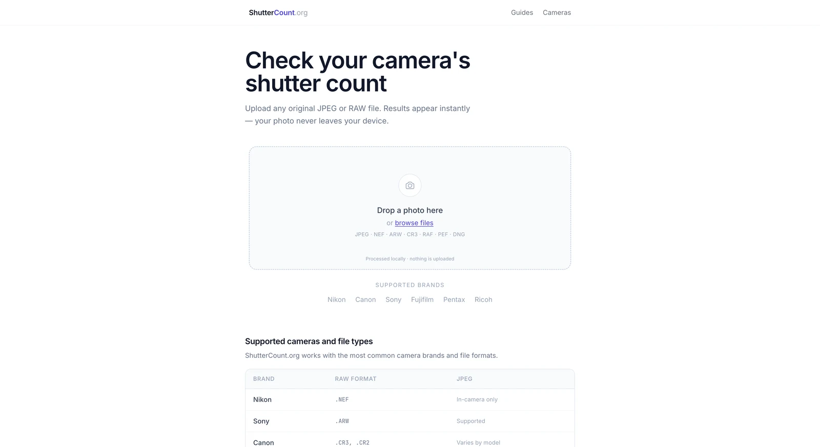 ShutterCount — 2