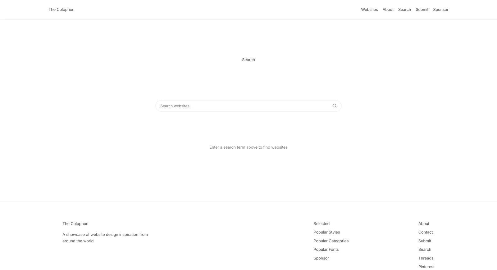The Colophon — 2