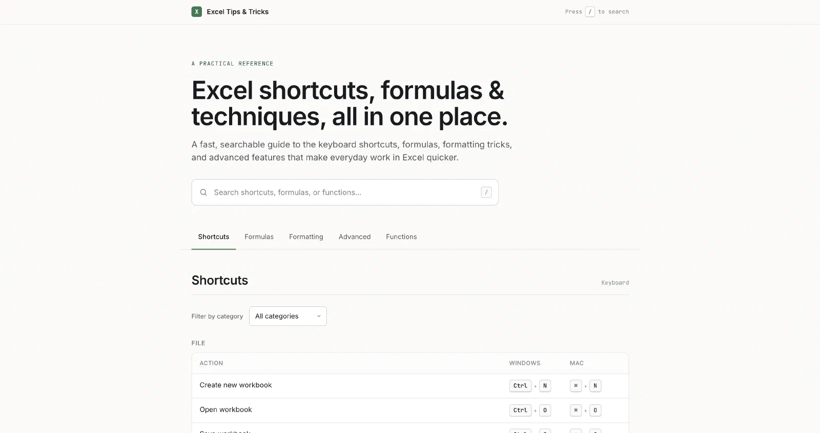 Excel padomi
