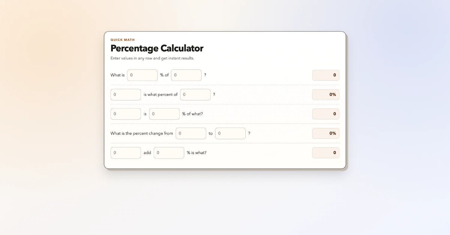 Procentu kalkulators