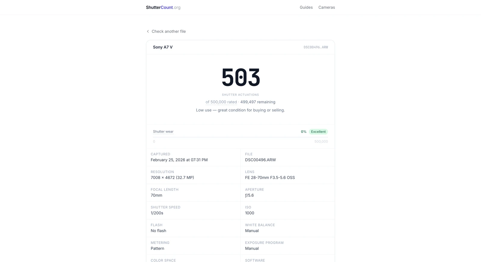 Shuttercount — 1