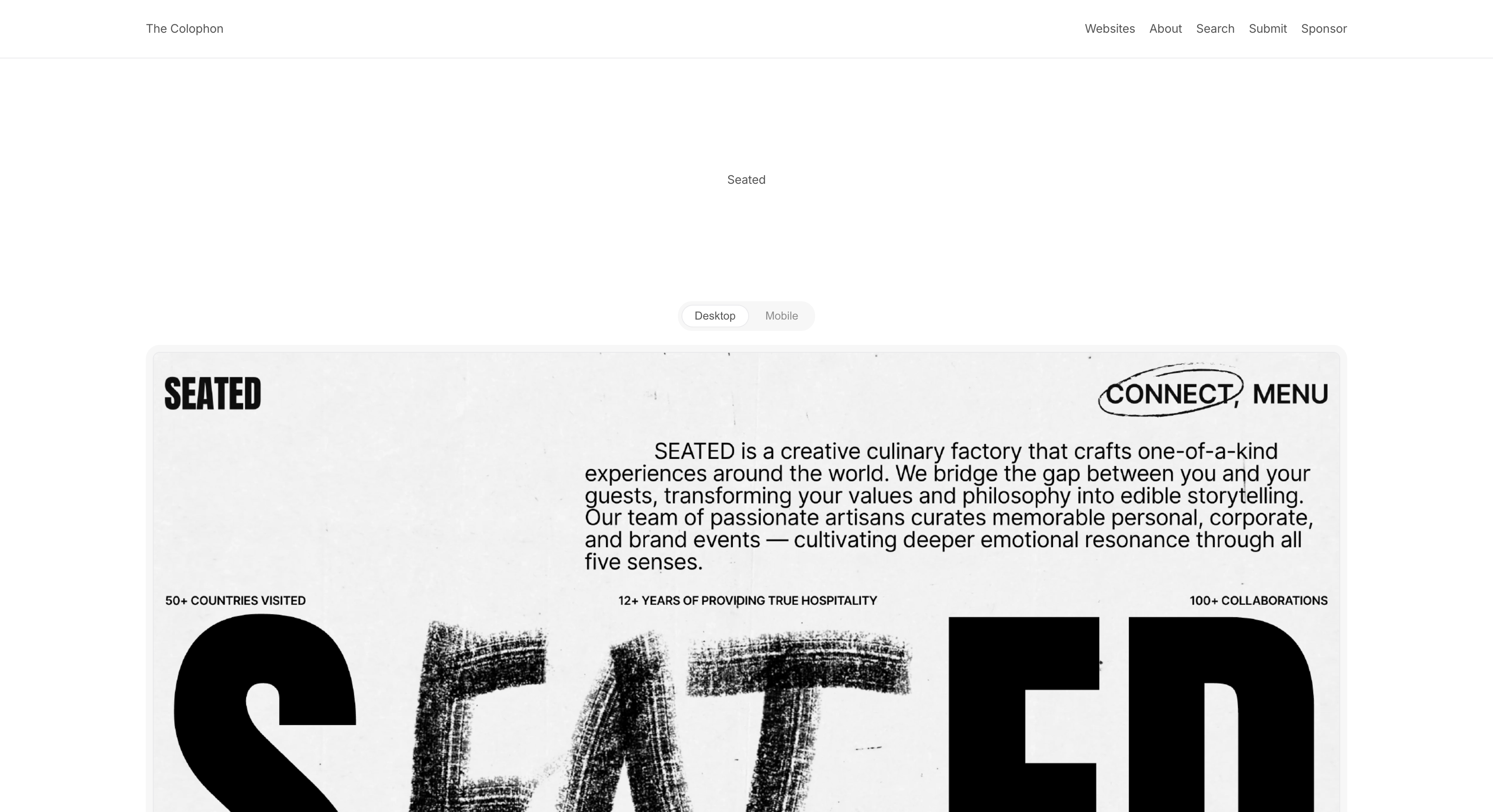 The Colophon