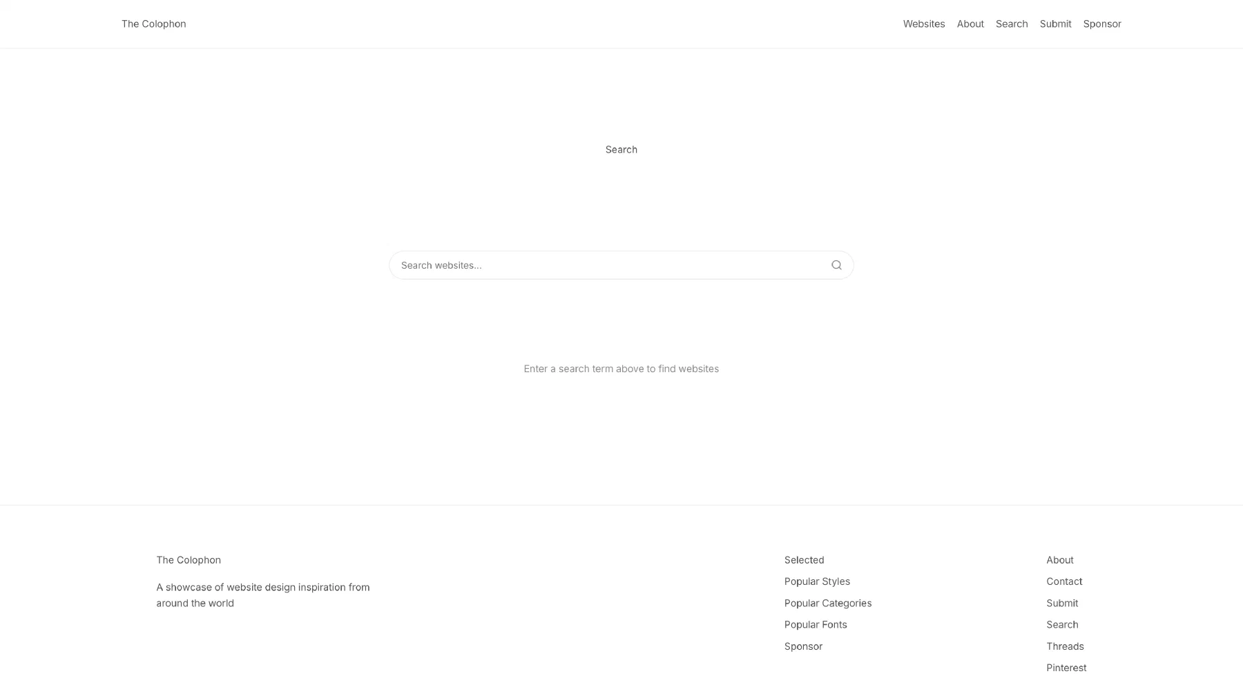 The Colophon — 2